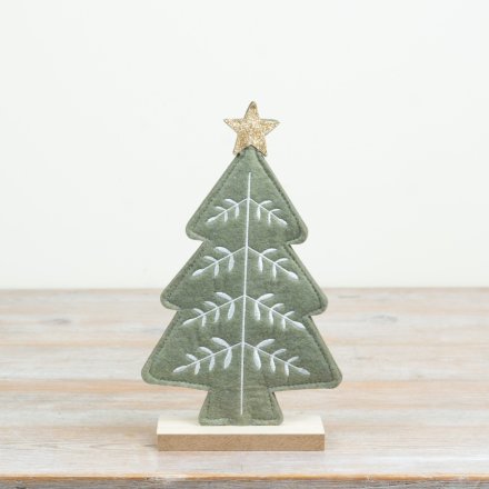 Felt Christmas Tree Deco, 25cm 