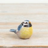 a charming plump blue tit ornament 