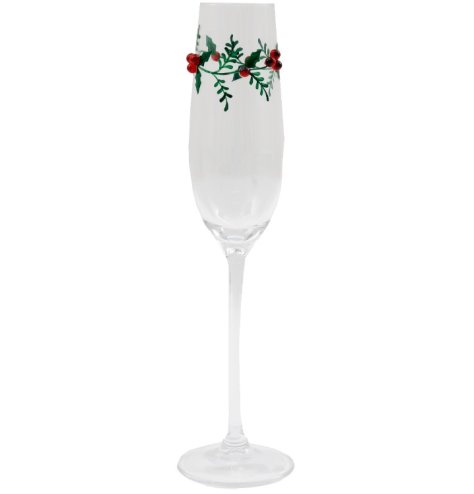 Celebrate in style with the elegant Red Berry Champagne Flute. Cheers to every moment!