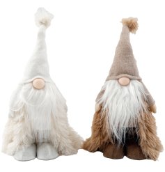 a delightful blend of cement and fabric for seasonal cheer