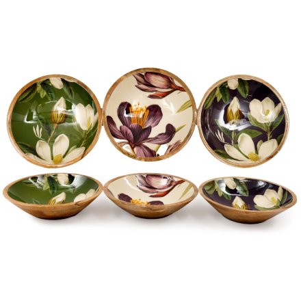 3/A Floral Enamel Bowl, 30cm 