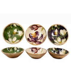 Add a touch of vintage charm to your table with this Floral Enamel Bowl