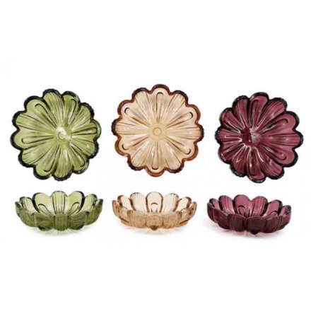 3/A Floral Design Trinket Dish, 14cm