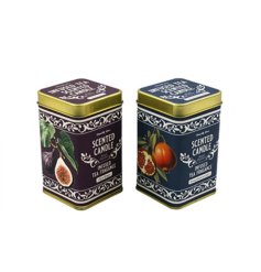 Create a warm, inviting atmosphere with these Mini Tea Candles housed in a durable tin.