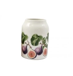Organize your kitchen with the sleek and chic Fig & Pom Utensil Pot.