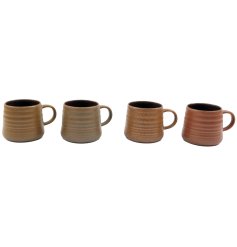Enjoy your drink with the chic 8.5x9x9cm Two-Tone Mug.