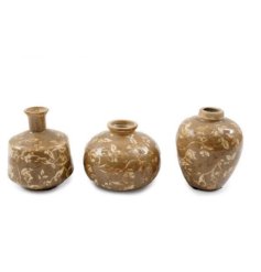 Bring natural charm to any room with these beautiful earthy vases.