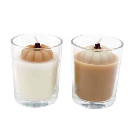 2A Pumpkin-Shaped Candle Holder, 6.7cm