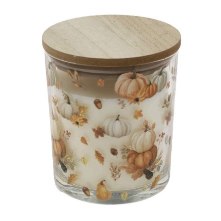 10cm Pumpkin Fragrance Candle with Lid