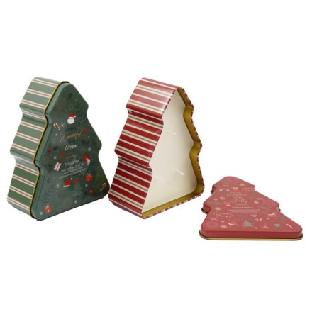 2/A Tree Tin Candle, 14.2cm 