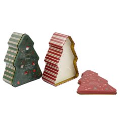 Brighten your room with this delightful Tree Shaped Tin Candle.
