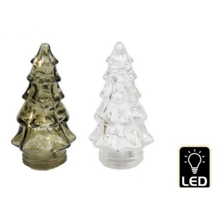 11cm LED Miniature Tree Decoration, 2/A 