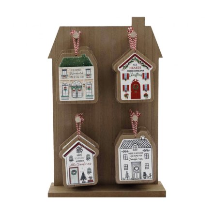 Hanging Resin House, 11.5cm 