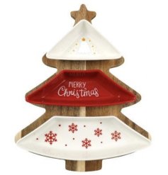 Celebrate the season with our 4pc Xmas Tree Tapas Set