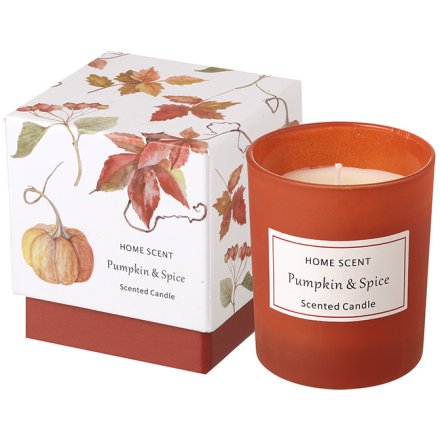 Pumpkin & Spice Scented Candle