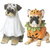 View 2/a Halloween Dog Ornaments – 10cm Details Add a fun and playful touch to Halloween displays with these charming dog ornaments