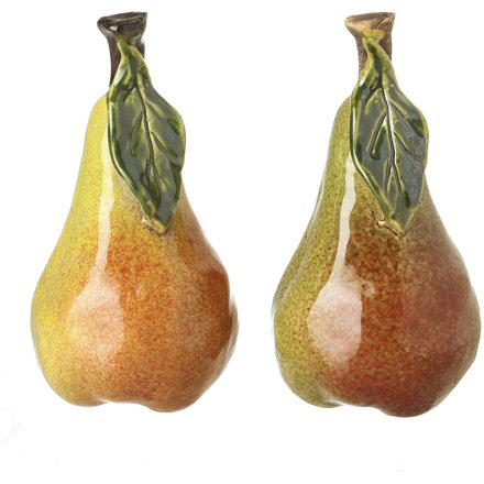 13cm Ceramic Pears 2/a 