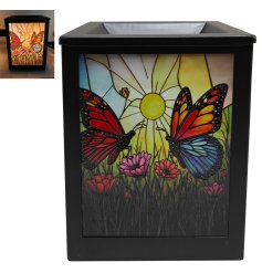 Charming Amora lamp featuring a delicate butterfly design.