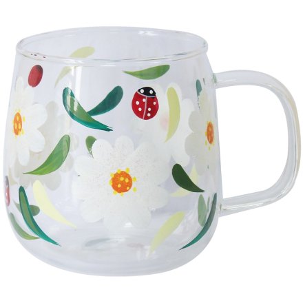 13cm Blueberries Glass Cup