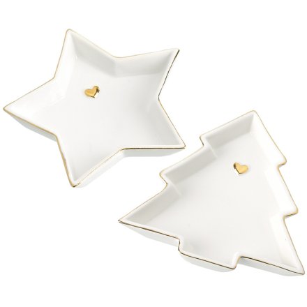 Trinket Dishes W/Heart, 2a