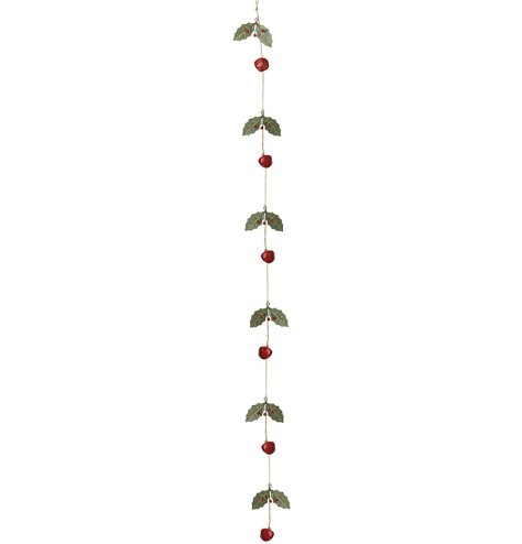 Bring holiday cheer to your space with this charming Holly and Berry Garland.