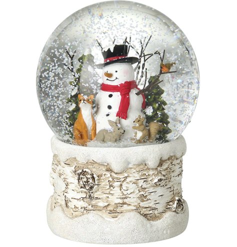 Embrace winter’s charm with this delightful snowglobe.