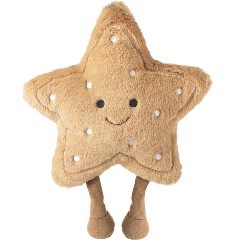 Light up your space with the cheerful Plush Star featuring a happy face.