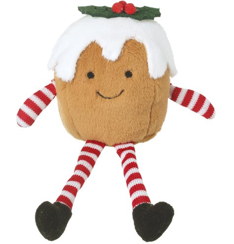 Brighten your space with the Plush Pudding featuring a cheerful happy face!