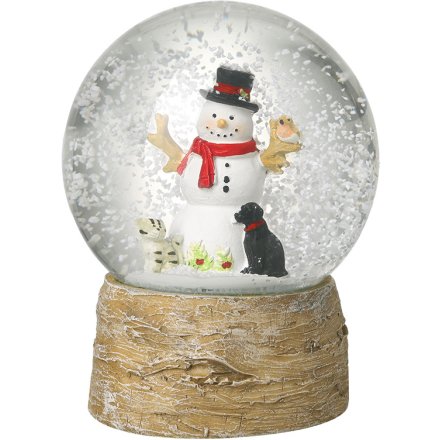 Snowglobe Dog & Cat, 13.5cm 