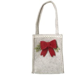 Charming felt bag with bow – the perfect blend of style, 