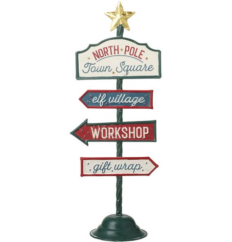 Bring holiday spirit indoors with our delightful Christmas Metal Sign.