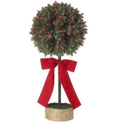 Bring holiday joy to your space with this delightful Red Berry Tree.