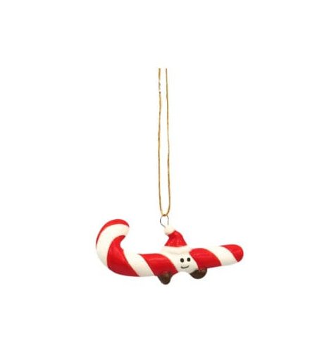 Bring timeless festive charm to your tree with this cheerful candy cane decoration