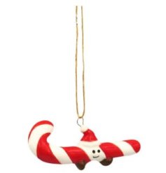 Add a classic festive touch with this delightful candy cane tree decoration