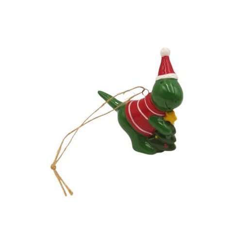Infuse your room with prehistoric whimsy featuring this charming dinosaur and tree figure