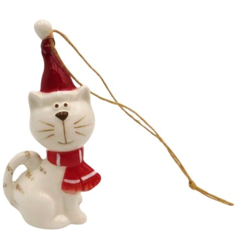 Charming little cat tree decoration to enhance your festive and everyday decor