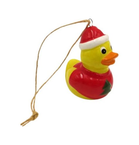 a fun rubber duck tree decoration 