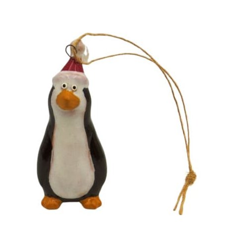 Bring a cosy dose of festive fun to your tree with this lovable penguin decoration