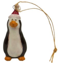 Add a delightful touch of winter cheer with this adorable penguin tree decoration
