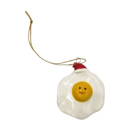 Fried Christmas Egg Tree Deco, 7.2cm 