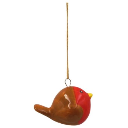 Hanging Robin Tree Deco, 5cm 