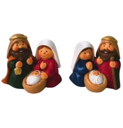 Deck the season with our delightful mini nativity decoration, perfect for festive cheer!