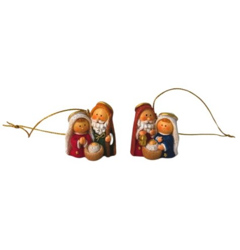 Bring festive charm to your space with our delightful Nativity Tree Ornament.