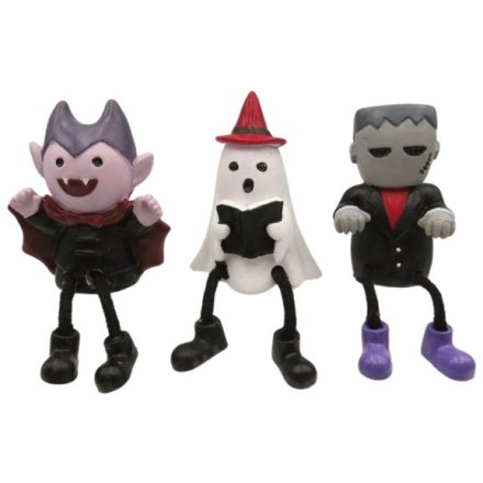 Add a spooky touch to your space with this charming 8.5cm Halloween Shelf Sitter