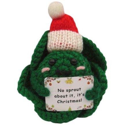 Bring charm home with this 10cm handmade crochet sprout decoration.
