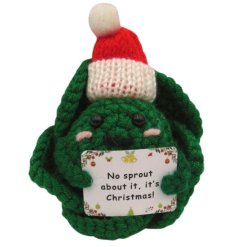 Add handmade charm with this 10cm Crochet Sprout Decoration