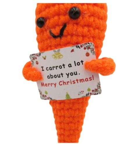 Bring warmth to your space with this handmade crochet carrot decor