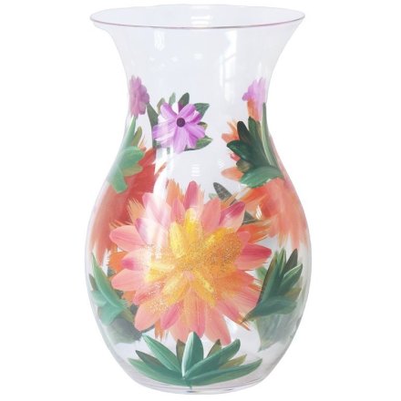 Dahlias Vase, 19cm 