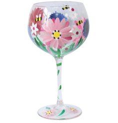 Enjoy every sip with the elegant Alliums & Bees Gin Glass.