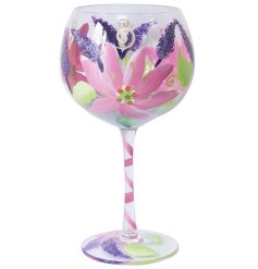 Enhance each sip with the elegant Lilies Gin Glass.